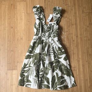 Puff Strap Babydoll Mini Dress